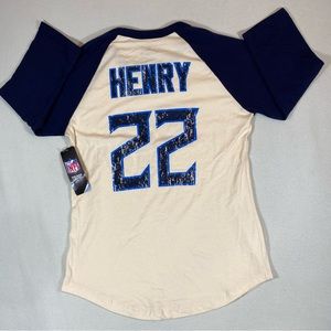 Fanatics Derrick Henry jersey shirt Womens small nwt new Tennessee titans nfl